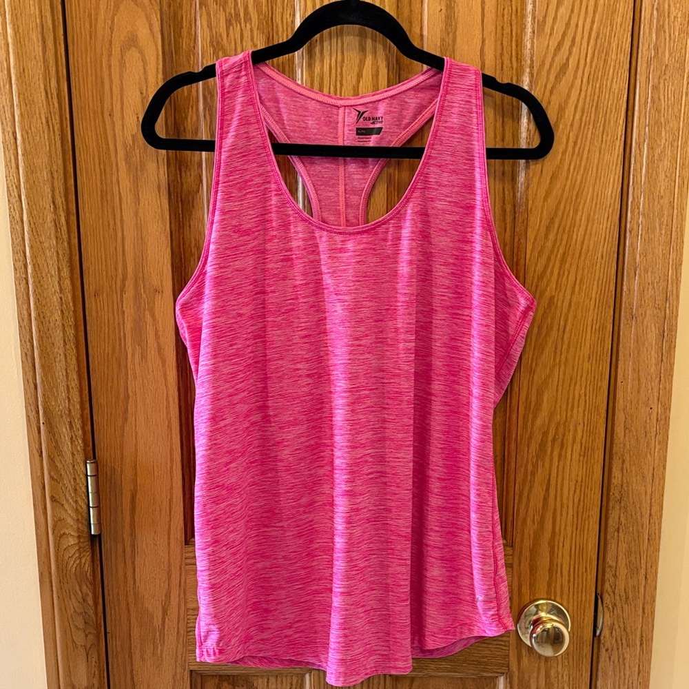 Old Navy Hot Pink Racerback Tank Top